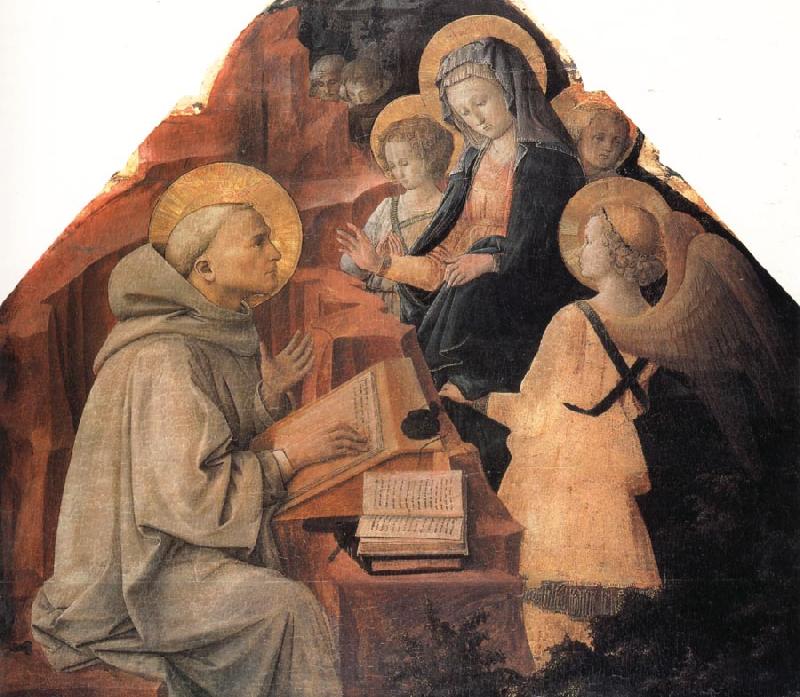 Fra Filippo Lippi St Bernard's Vision of the Virgin